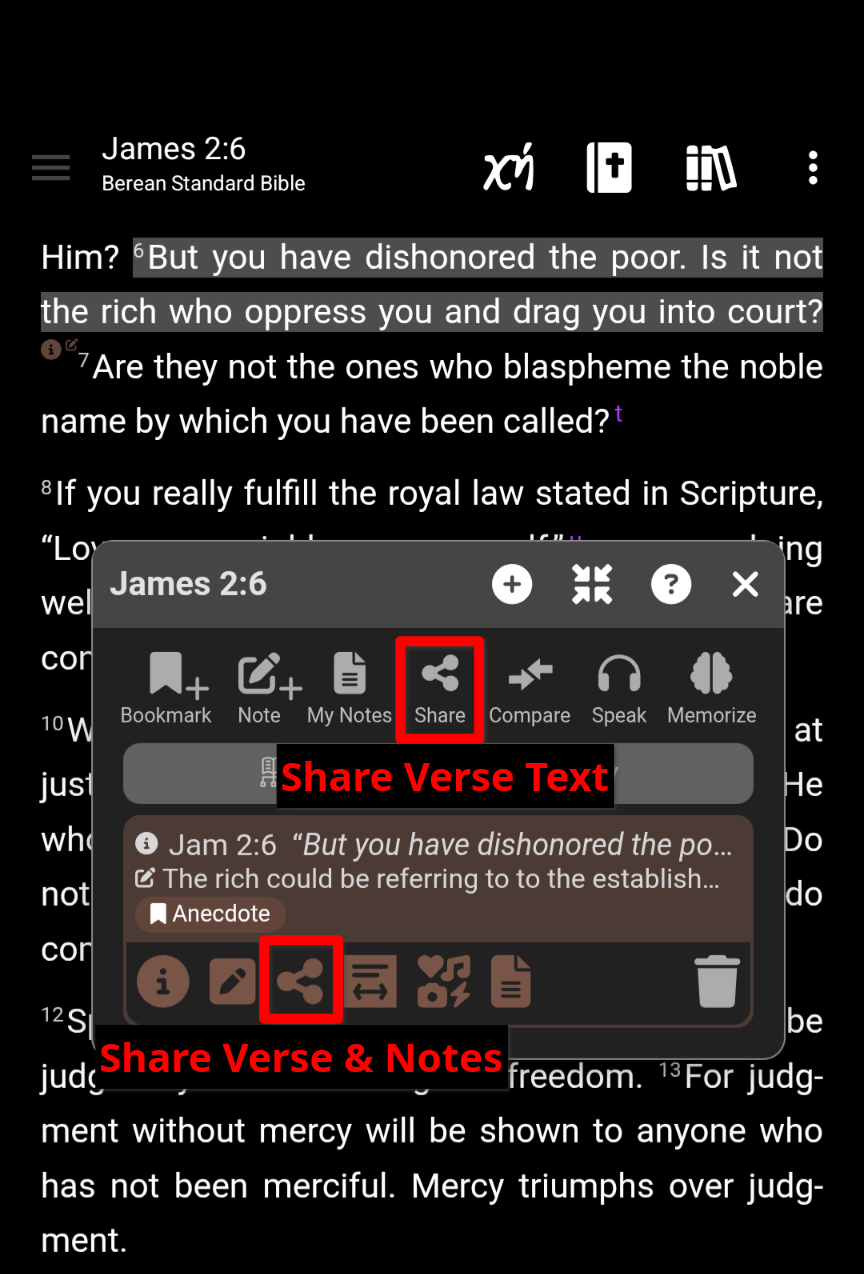 Share verse