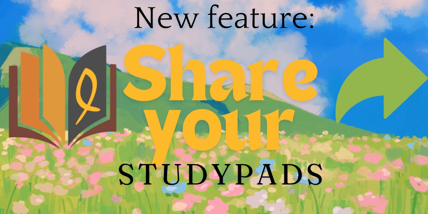 Sharing StudyPads with other AndBible users