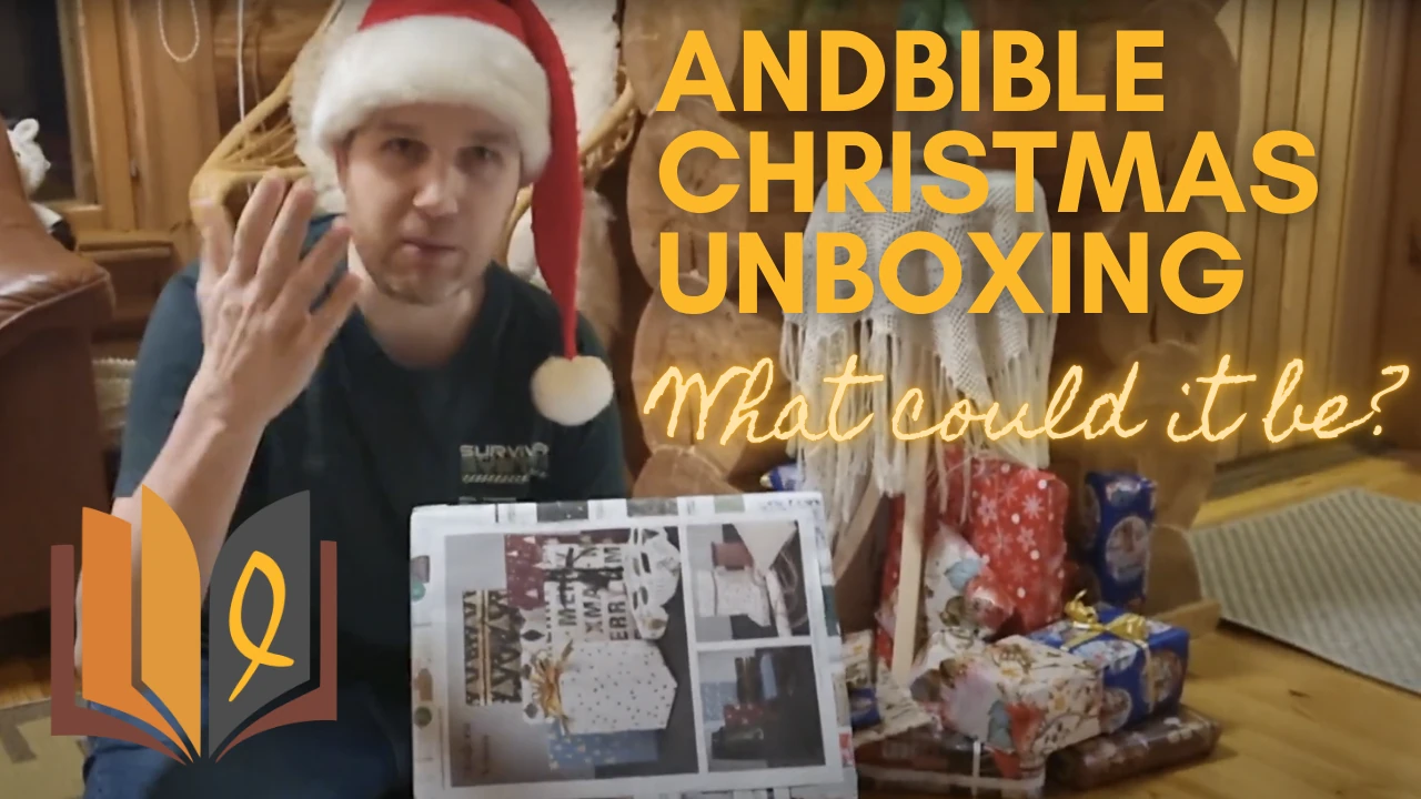 Unboxing something related to AndBible - what could it be?