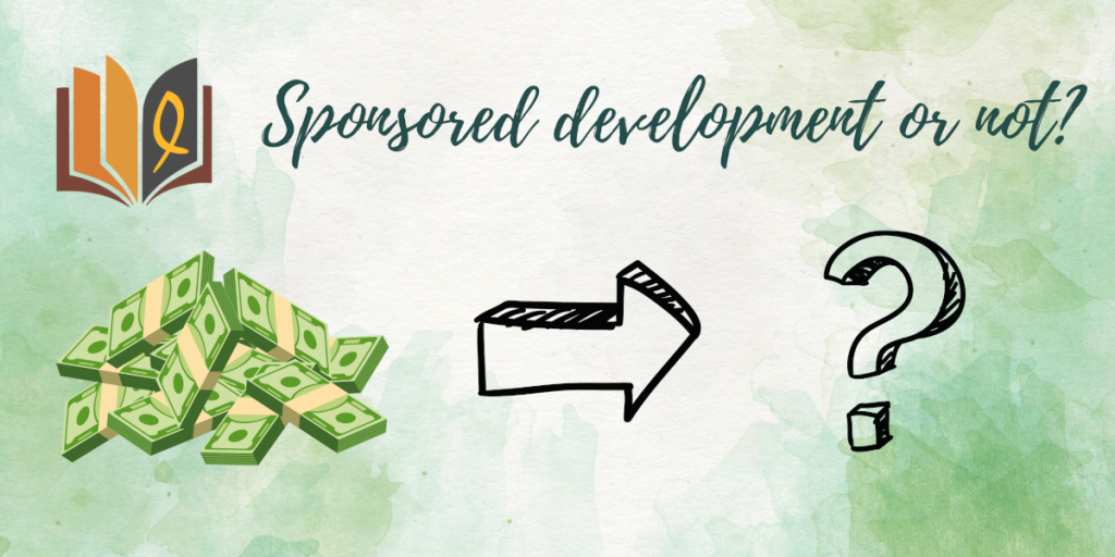 What do I consider as ‘paid/sponsored AndBible development’?